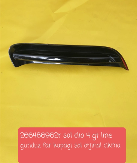 Renault clio 4 gt line sol gündüz far kapagi cikma 266486962r 
